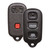 Strattec (5931639) Toyota 4 Button Remote HYQ12BBX, HYQ12BAN, 89742-35050, 315 MHz - Branded Aftermarket