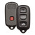 Strattec (5931641) Toyota 4 Button Remote GQ43VT14T, 89742-AA030, 315 MHz - Branded Aftermarket