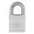ABUS 83 Series Padlock 83/50 S2 Brass Without Cylinder Chrome