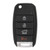 Keyless2Go Keyless2Go 4 Button Flip Key Replacement for OSLOKA-910T (UMD) 95430-C5100 Our Automotive Brands