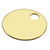 Lucky Line 260 1 Inch Solid Brass Tags - 100 Pcs - Display Box