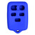 Replacement Silicone Jacket Keyless Remote Cover FRDB65 for Ford 5 Button Remote FCC ID: CWTWB1U511 - Blue Our Automotive Brands Keyless2Go