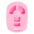Keyless2Go Replacement Silicone Jacket Keyless Remote Cover GMC44 for GM 4 Button Remote Corvette FCC ID: M3N65981403 - Pink Shop Automotive