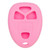 Keyless2Go Replacement Silicone Jacket Keyless Remote Cover GMC55 for GM - Pink Auto Accessories