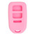 Keyless2Go Replacement Silicone Jacket Keyless Remote Cover HNDAD113 for Honda 3 Button Proximity Smart Key FCC ID: KR5V1XKR5V1X / ACJ932HK1210A - Pink Keyless2Go