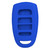 Keyless2Go Replacement Silicone Jacket Keyless Remote Cover HYKIK34 for Kia 4 Button Remote FCC ID: SV3HMTX with Metal Ring - Blue Keyless2Go