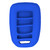 Keyless2Go Replacement Silicone Jacket Keyless Remote Cover HNDAD94 for Honda 4 Button Remote Key FCC ID: MLBHLIK6-1T - Blue Our Automotive Brands