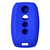 Keyless2Go Replacement Silicone Jacket Keyless Remote Cover HYKIK74 for Kia 4 Button Proximity Smart Key FCC ID: SY5XMFNA433 - Blue Shop Automotive