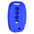 Keyless2Go Replacement Silicone Jacket Keyless Remote Cover HYKIK64 for Kia 4 Button Flip Key FCC ID: OSLOKA-870T - Blue Our Brands