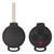 Keyless2Go Keyless2Go Remote Key SHELL for SMART FORTWO 4 Button KR55WK45144 Our Automotive Brands