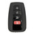 Keyless2Go Keyless2Go 4 Button Proximity Remote Smart Key Replacement for Toyota HYQ14FBC 8990H-07070 Shop Automotive