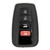 Keyless2Go Keyless2Go 4 Button Proximity Remote Smart Key Replacement for Toyota HYQ14FBC 8990H-07070 Shop Automotive