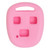 Keyless2Go Replacement Silicone Jacket Keyless Remote Cover LXUS123 for Lexus - Pink Shop Automotive