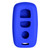 Keyless2Go Replacement Silicone Jacket Keyless Remote Cover MZDAM13 for Mazda 3 Button Remote FCC ID: KPU41846 KPU41794 - Blue Remote Protectors
