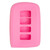 Keyless2Go Replacement Silicone Jacket Keyless Remote Cover TYOTAG104 for Toyota 4 Button Smart Key Remote FCC ID: HYQ14FBA - Pink Our Brands