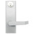 PLS PLS RLE80 RIM Lever Trim Escutcheon - Storeroom - Satin Chrome 26D PLS