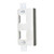 Adams Rite Adams Rite 4901 Deadlatch Strike, Flat, Long With Dust Box - Satin Stainless Steel Storefront Strikes