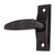Adams Rite 4560 Lever Handle For 4300, 4500, 4900 Series Deadlatches - RH or RHR - 1-3/4 to 2 Inch - Dark Bronze Anodized