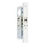 Adams Rite 4510 Standard Deadlatch, Flat Faceplate, 1-1/2" Backset, LH/RHR, 2-5/8" Strike - Clear Anodized