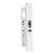 Adams Rite 4510 Standard Deadlatch, Flat Faceplate, 1-1/8" Backset, LH/RHR, 2-5/8" Strike - Clear Anodized