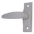 Adams Rite Adams Rite 4560 Lever Handle For 4300, 4500, 4900 Series Deadlatches - RH or RHR - 1-3/4 to 2 Inch - Clear Anodized Adams Rite