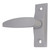 Adams Rite Adams Rite 4560 Lever Handle For 4300, 4500, 4900 Series Deadlatches - RH or RHR - 1-3/4 to 2 Inch - Clear Anodized Adams Rite