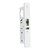 Adams Rite 4510 Standard Deadlatch, Flat Faceplate, 31/32" Backset, RH/LHR, 2-5/8" Strike - Clear Anodized