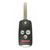 Keyless2Go 4 Button Flip Remote Key Replacement for Acura N5F0602A1A / 35111-STX-329 / 35111-STX-326