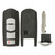 Keyless2Go Keyless2Go 4 Button Shell For Mazda Smart Proximity Remote Key WAZSKE13D01 Shells
