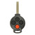 Keyless2Go Keyless2Go 4 Button Remote Head Key Replacement for Smart Fortwo KR55WK45144 Remote Head Keys