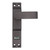 Adams Rite 4550L Lever for MS1850A, MS1850S Deadlocks - Thick Door (1-3/4 to 2 Inch) - Left Hand/Left Hand Reverse - Dark Bronze