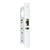 Adams Rite 4511 Standard Deadlatch, Radius Faceplate, 7/8" Backset, RH/LHR, 2-5/8" Strike - Clear Anodized