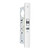 Adams Rite 4511 Standard Deadlatch, Radius Faceplate, 31/32" Backset, LH/RHR, 2-5/8" Strike - Clear Anodized Adams Rite 4511 Standard Deadlatch, Radius Faceplate, 31/32" Backset, LH/RHR, 2-5/8" Strike - Clear Anodized