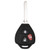 KEYLESS2GO PRO K2G PRO Toyota 3 Button Remote Key Replacement for HYQ12BBY with H Chip Our Brands