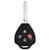 KEYLESS2GO PRO K2G PRO 4 Button Remote Key Replacement for Toyota 89070-06232 HYQ12BBY with 4D67 Chip Our Brands
