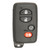 Keyless2Go Keyless2Go 4 Button Proximity Remote Smart Key Replacement for Toyota HYQ14ACX / GNE 5290 / 89904-0T060 - 1-PACK Our Automotive Brands