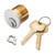 GMS Mortise Cylinder 1 1/8" Mortise Cylinder Sargent LA-LD - 26D