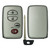 Keyless2Go Keyless2Go 4 Button Shell For Toyota Smart Proximity Remote Key HYQ14AAB - Silver Shop Automotive