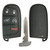 Keyless2Go Keyless2Go 5 Button Shell For Dodge Jeep Smart Proximity Remote Key M3N-40821302 Keys & Remotes