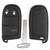 Keyless2Go Keyless2Go 3 Button Shell For Jeep Compass, Renegade Smart Proximity Remote Key M3N-40821302 Keys & Remotes