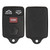 Keyless2Go Keyless2Go 3 Button Replacement Shell for Dodge Chrysler GQ43VT7T / 56008761 / 56008762 Remote Shells