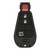 Keyless2Go Jeep 4-Button Proximity Remote IYZ-C01C 68051664AH 433 MHz, Premium Aftermarket