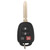 Canadian Toyota 4 Button Remote Head Key HYQ12BDP, 89070-0R221, 315 MHz - New, OEM