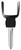 Keyline KEYLINE (Y170U) Cloneable Horseshoe Blade - Pack of 5 Key Cloning