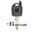 Keyline Keyline BHU66AT6 V66TK Chipless Key POD Shell High Security for Volkswagen Audi HU66 - 5 Pack Shop Automotive