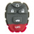 Keyless2Go Replacement 5 Button Pad GM KOBGT04A 22733524 - 5 PACK Button Pads