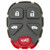 Keyless2Go 5 Button Replacement PAD Van Power Doors GM KOBGT04A 15788020 - 5 PACK Our Automotive Brands