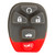 Keyless2Go 5 Button Replacement Pad for GM OUC60270 / OUC60221- 5 PACK Shop Automotive