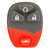 Keyless2Go 4 Button Remote PAD ONLY For GM OUC60270 OUC60221 20952474 - 5 PACK Keys & Remotes
