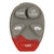 Keyless2Go 5 Button Replacement PAD for GM L2C0007T 10335582-88 - 5 PACK Keys & Remotes